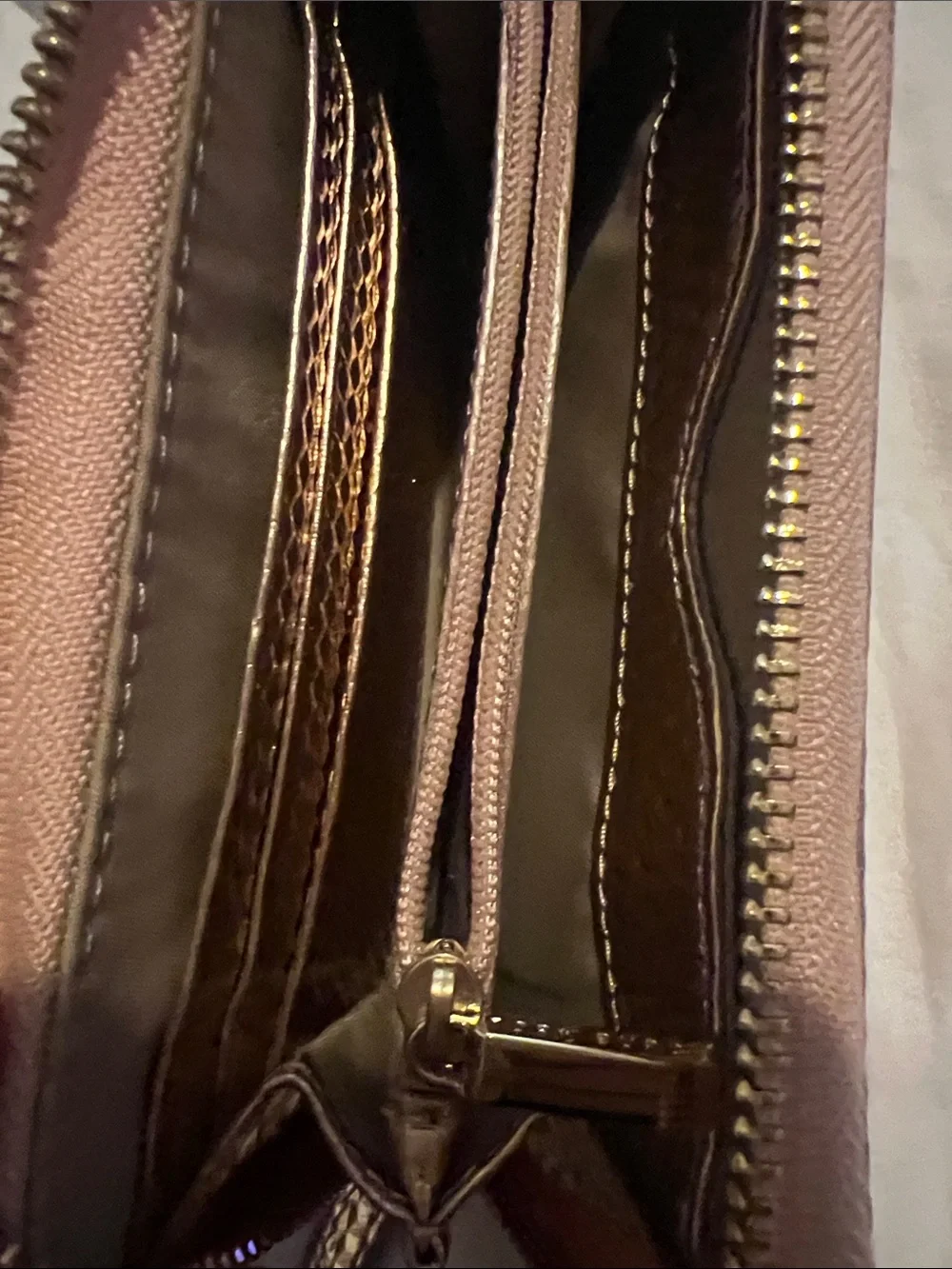 Tory Burch shiny metallic